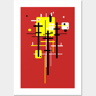 Bauhaus architecture pattern Posters and Art